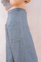 tailored line pants linen