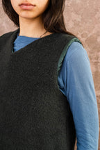 mallin vest fluffy