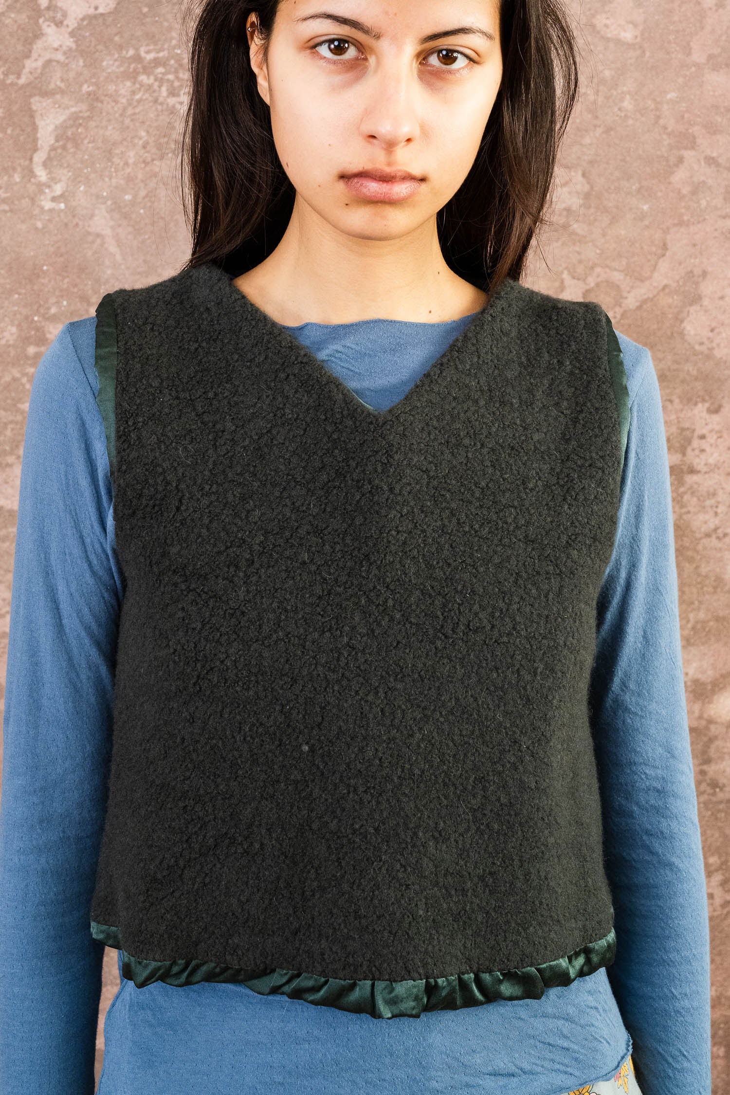 mallin vest fluffy