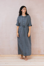 uniform dress linen twill