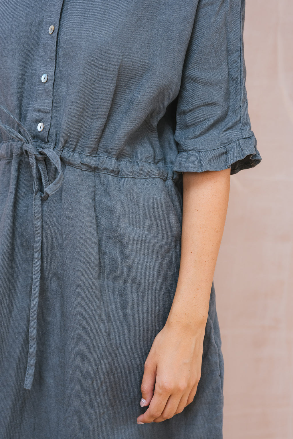 uniform dress linen twill