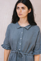 uniform dress linen twill