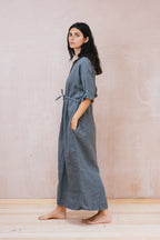 uniform dress linen twill