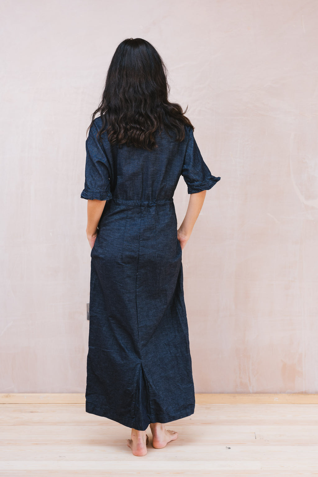 uniform dress denim
