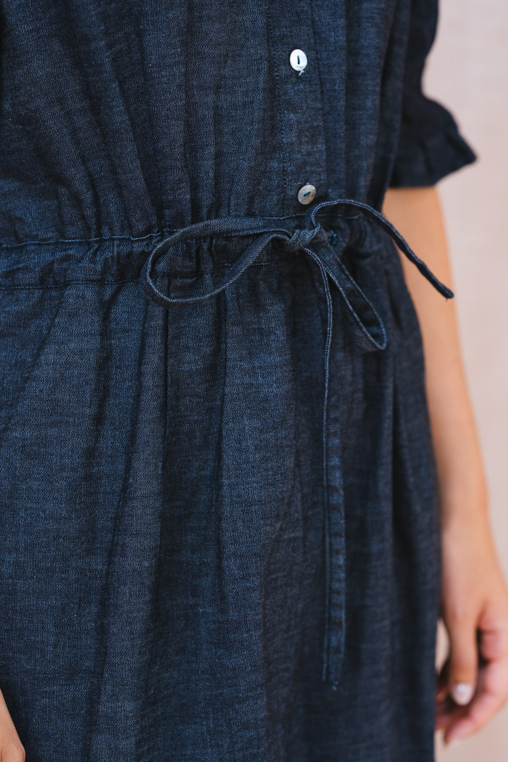 uniform dress denim