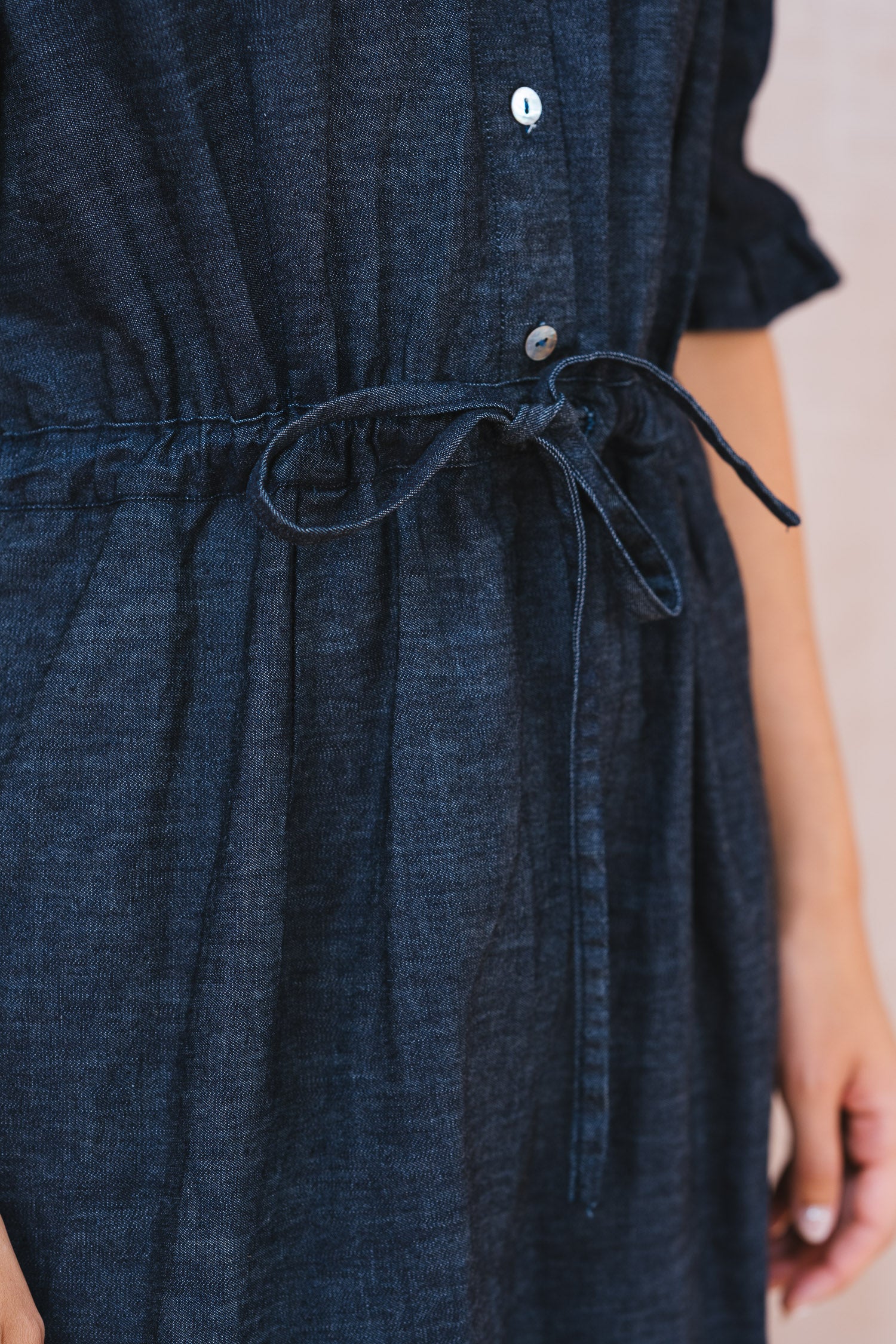 uniform dress denim