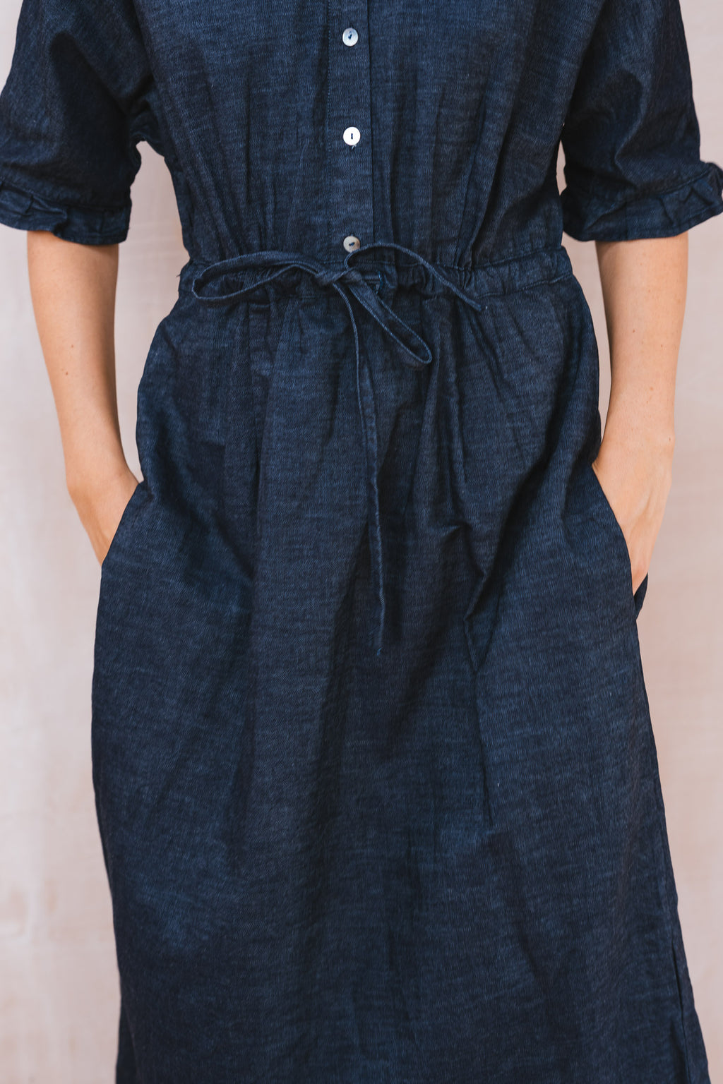uniform dress denim