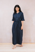 uniform dress denim