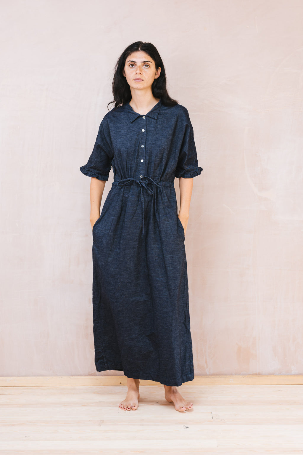 uniform dress denim