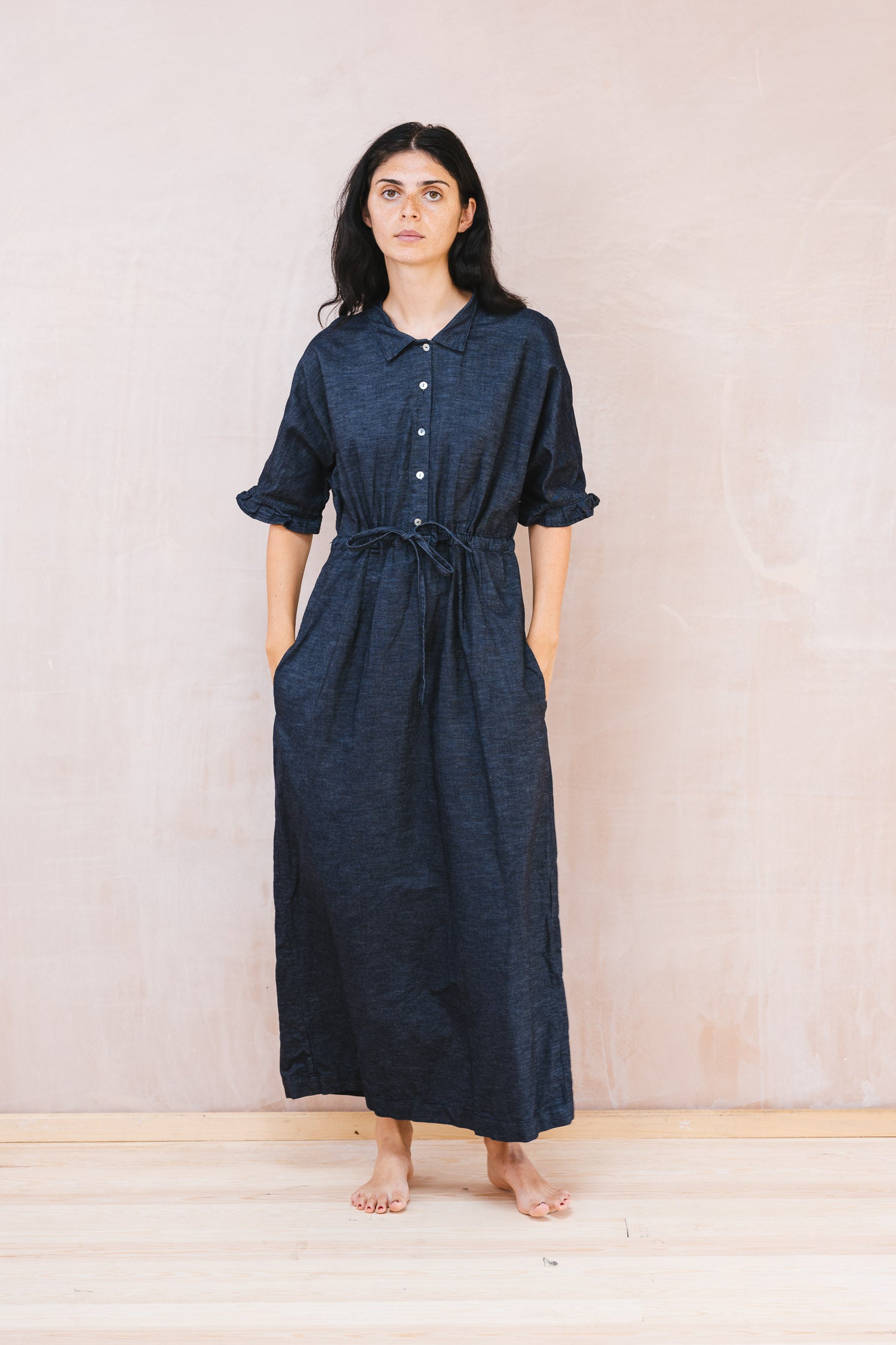 uniform dress denim