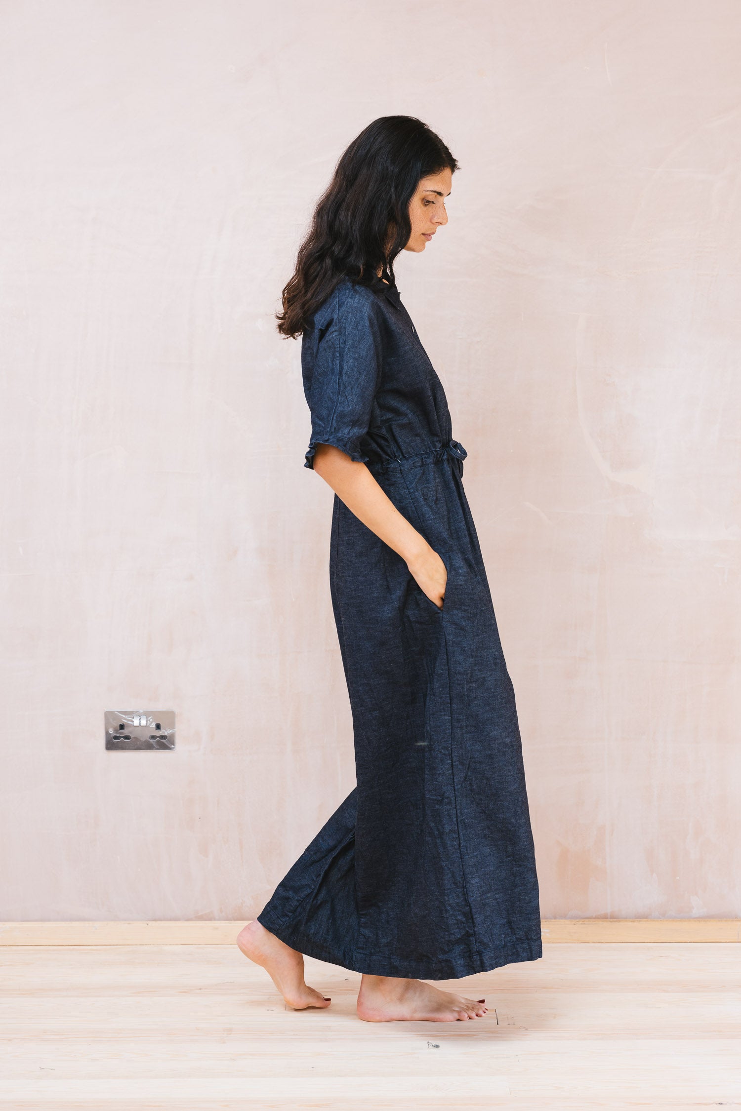 uniform dress denim
