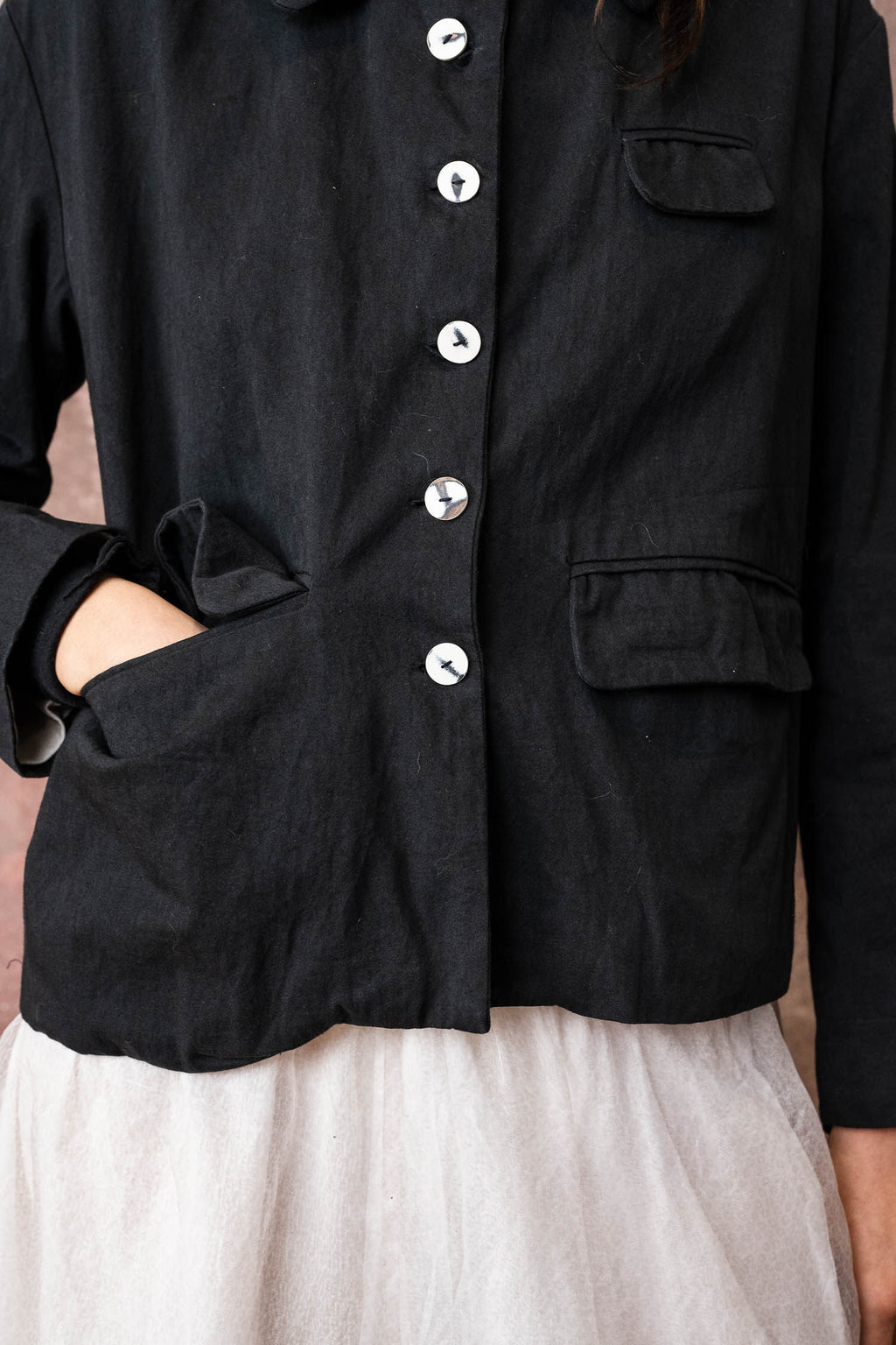 warm jacket cotton twill