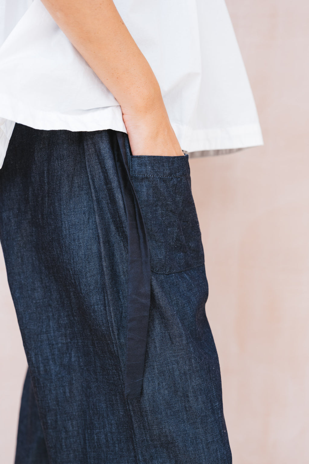 wide leg japan pants denim
