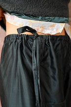 wide leg japan pants silk cotton satin