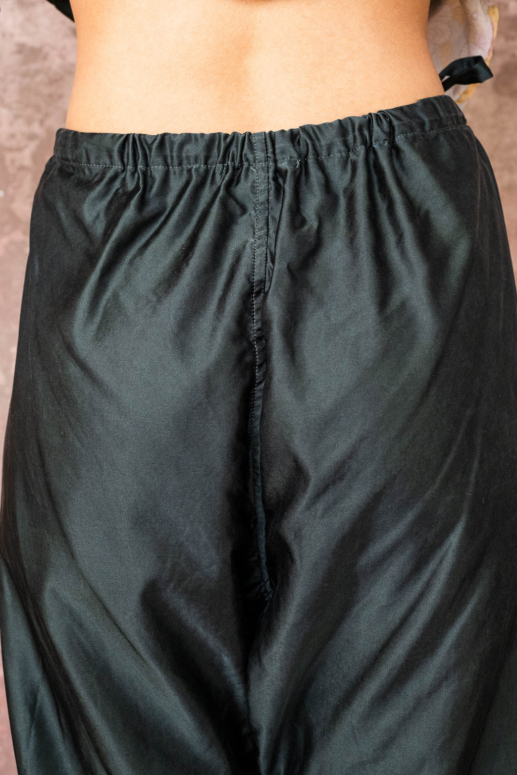 wide leg japan pants silk cotton satin