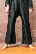 wide leg japan pants silk cotton satin