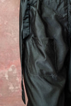 wide leg japan pants silk cotton satin