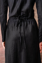 winter bias cut dress silk cotton croccante