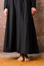 winter bias cut dress silk cotton croccante