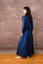 winter bias cut dress silk cotton satin