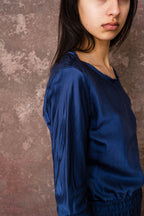 winter bias cut dress silk cotton satin