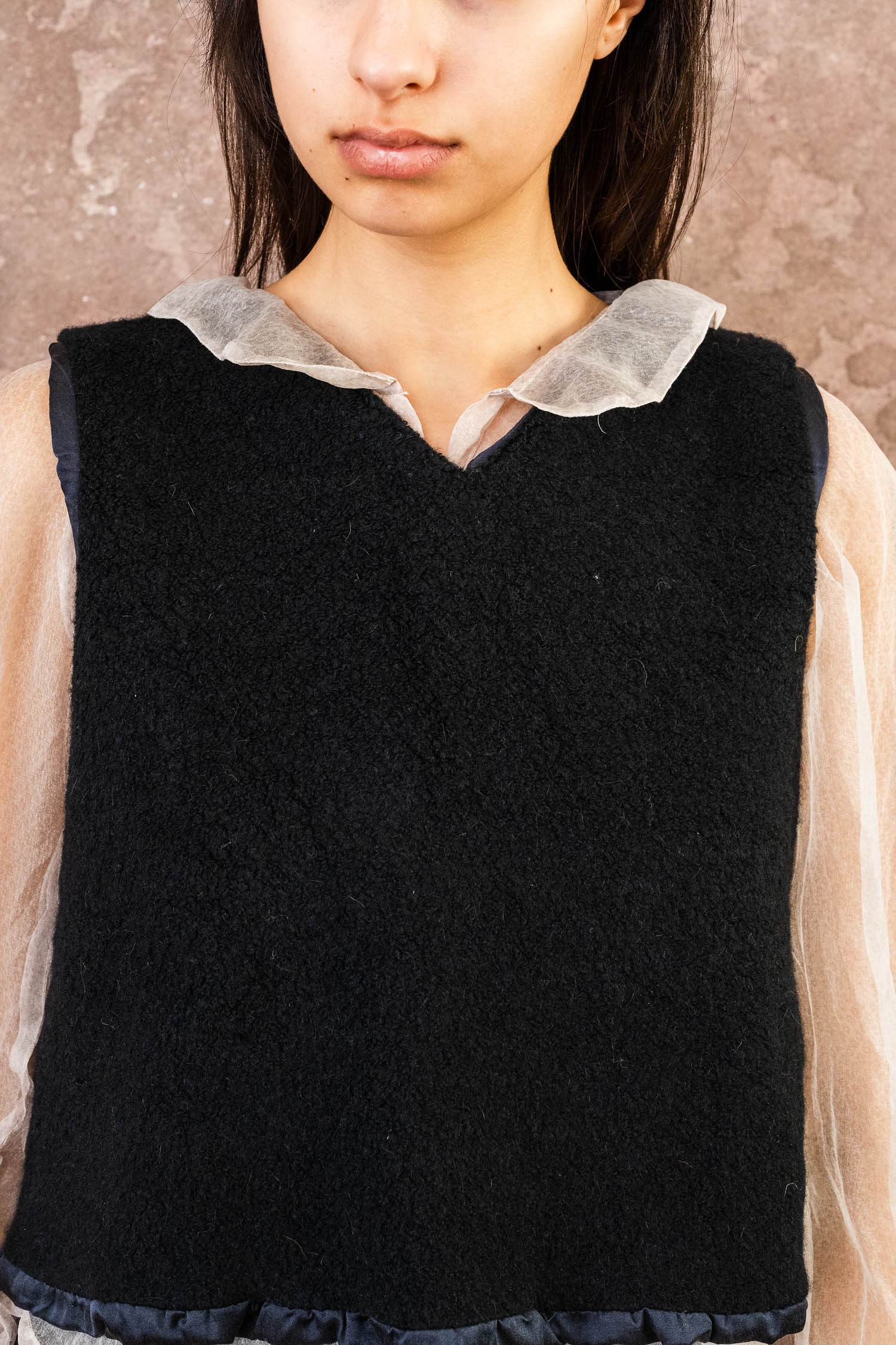 mallin vest fluffy