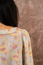 winter sweet blouse silk cotton voile print