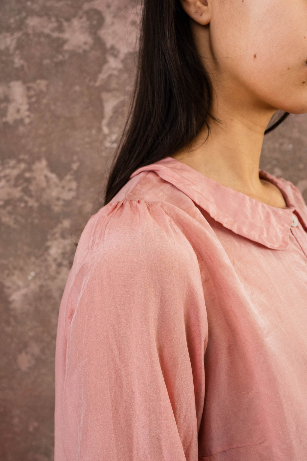 winter sweet blouse silk cotton voile