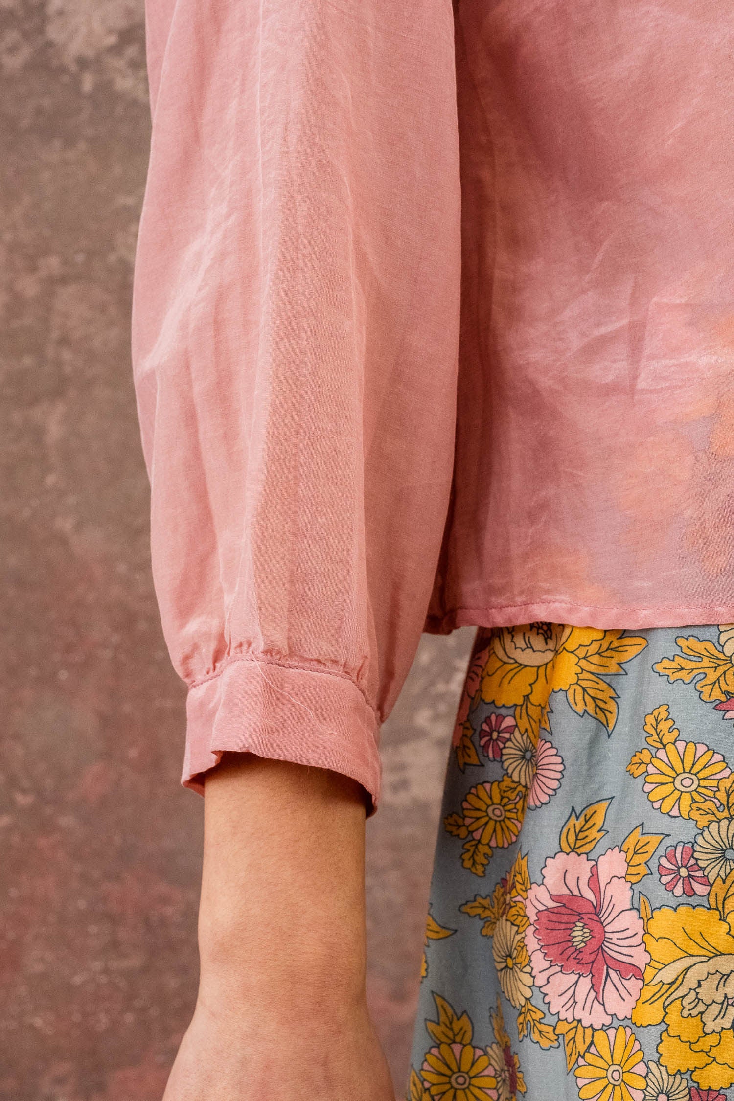 winter sweet blouse silk cotton voile