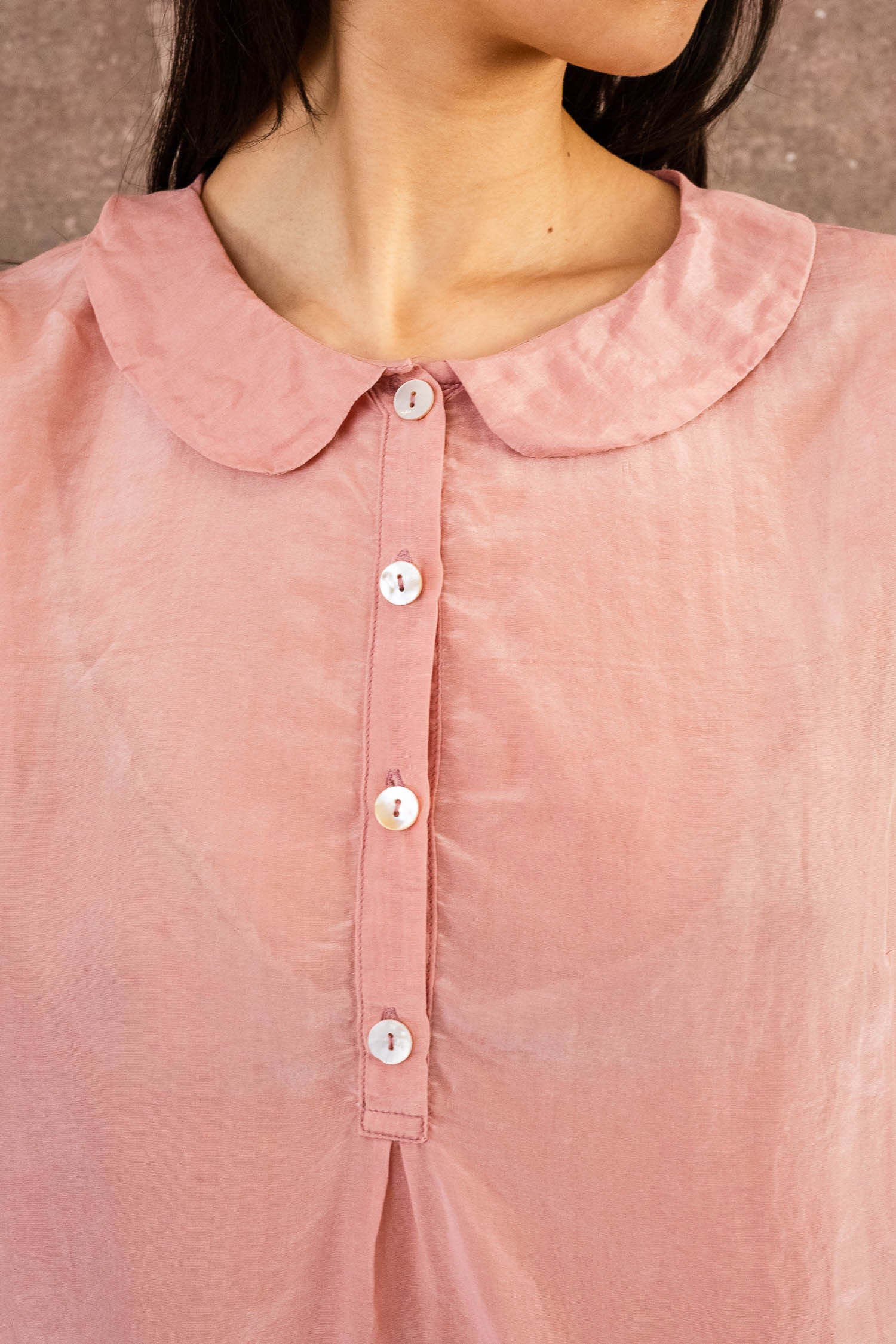 winter sweet blouse silk cotton voile