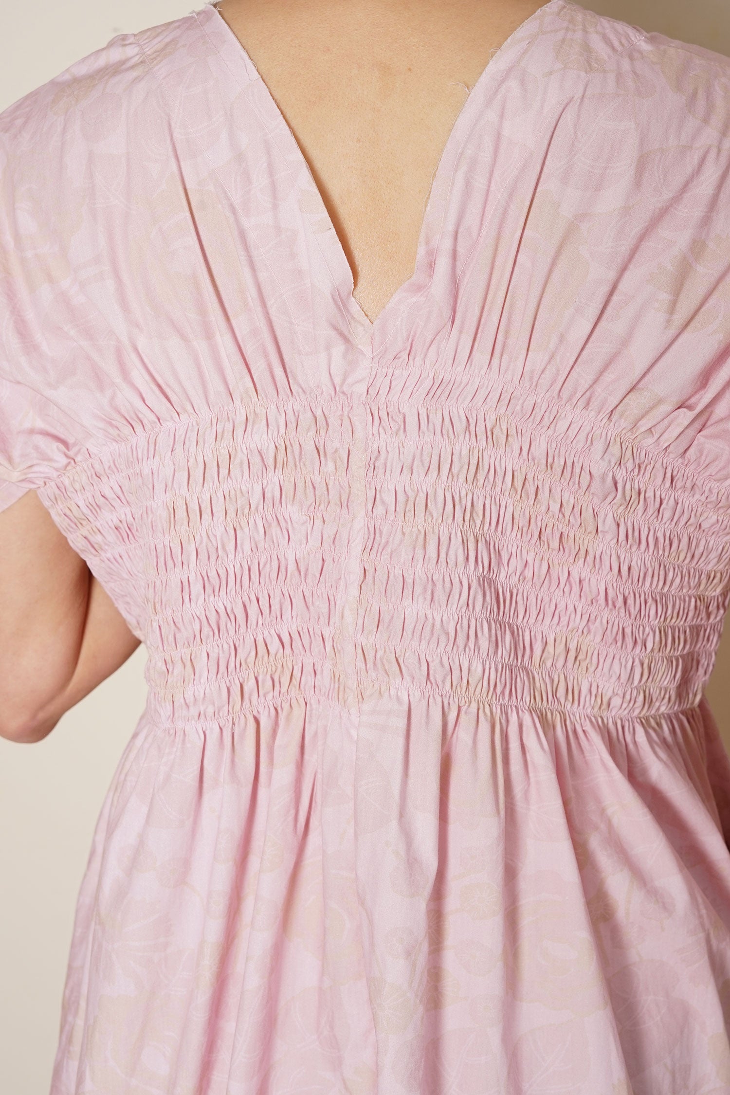 asymmetric moonbeam dress rose print
