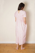 asymmetric moonbeam dress rose print