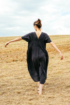 sale asymmetric moonbeam dress cotton