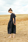 sale asymmetric moonbeam dress cotton