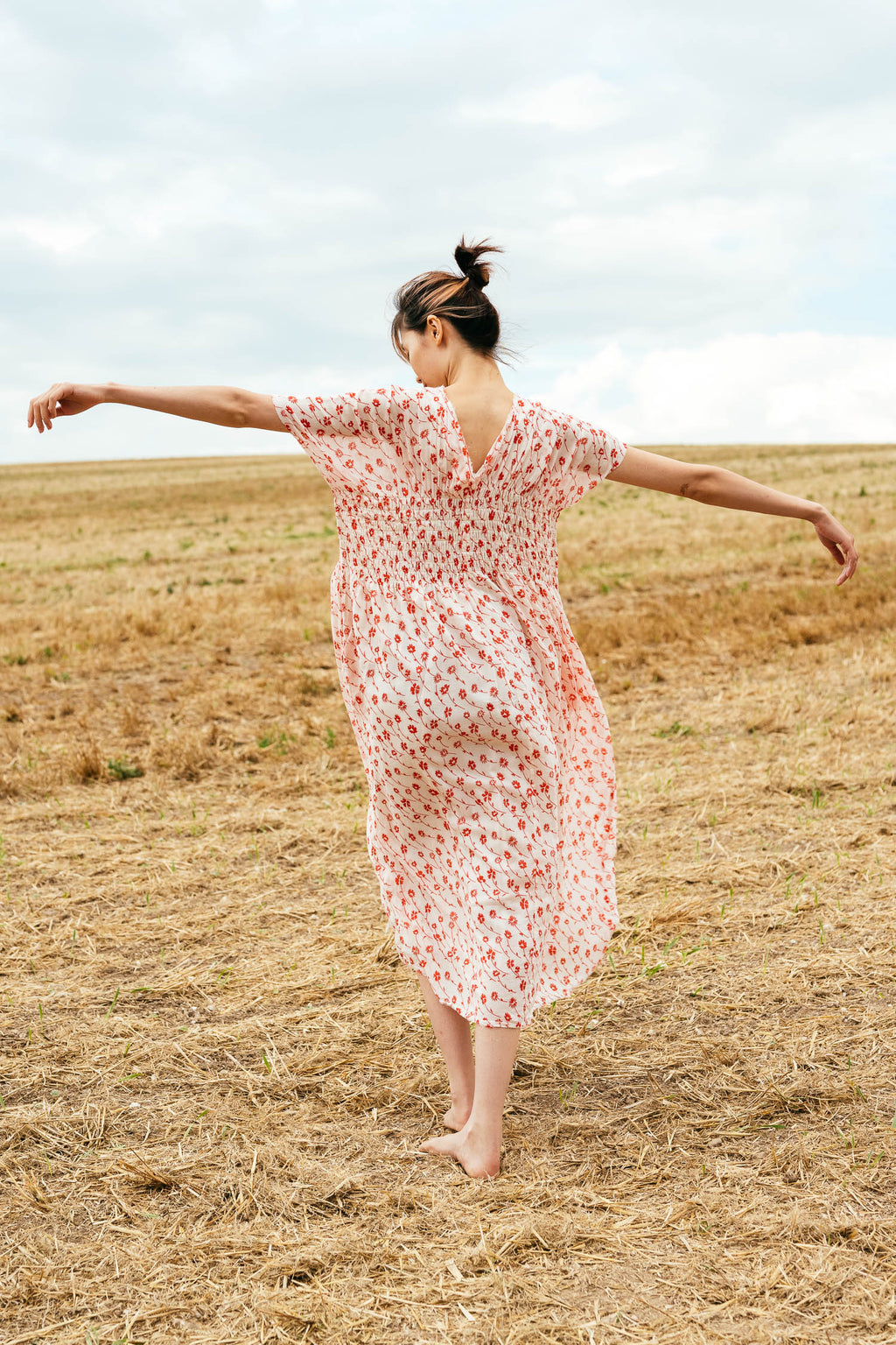 sale asymmetric moonbeam dress print