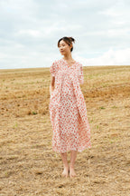 sale asymmetric moonbeam dress print