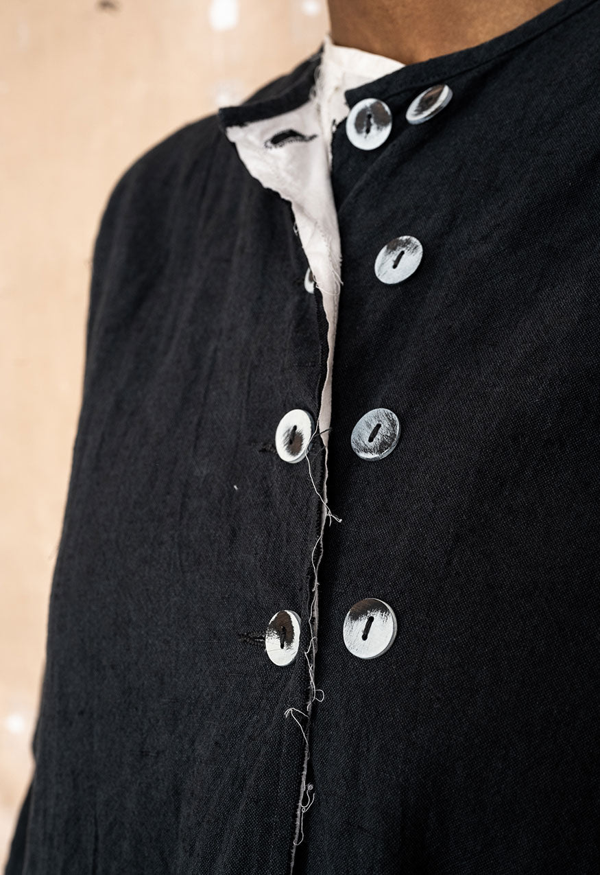 sale theif coat linen cotton