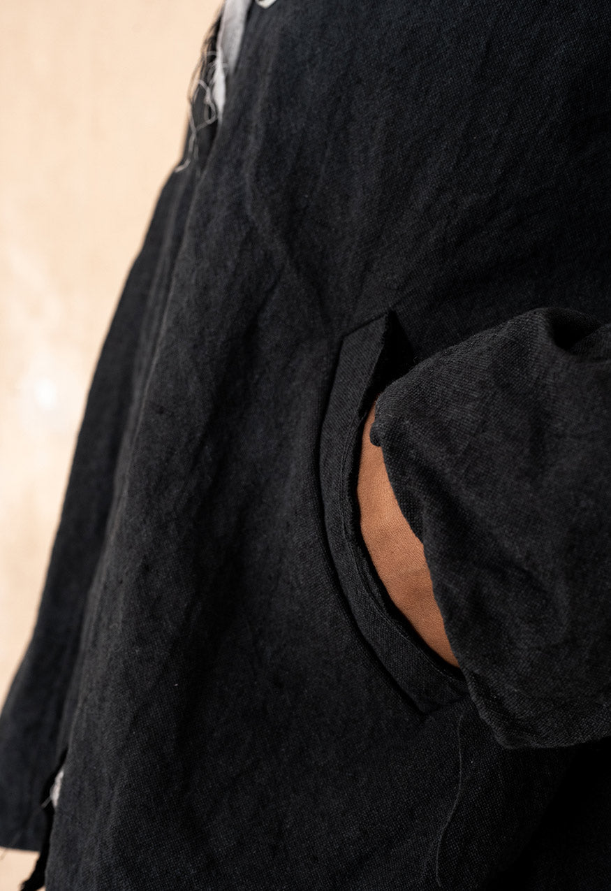 sale moon jacket linen cotton