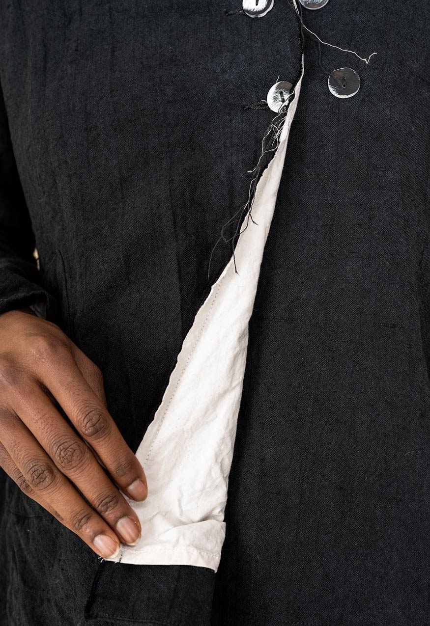 sale moon jacket linen cotton