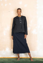 sale moon jacket linen cotton