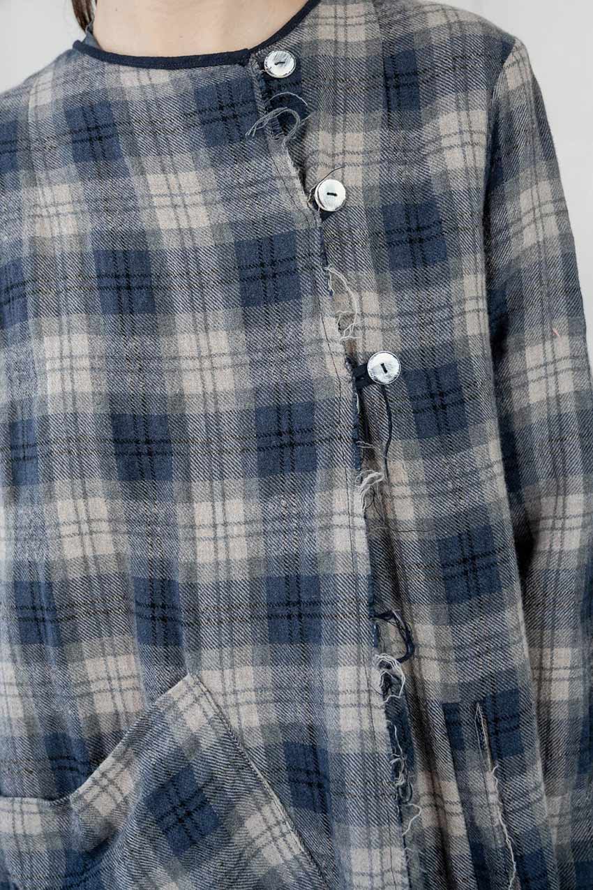 sale back pleat coat reversible