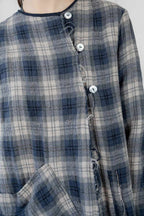 sale back pleat coat reversible