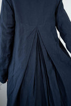 sale back pleat coat reversible