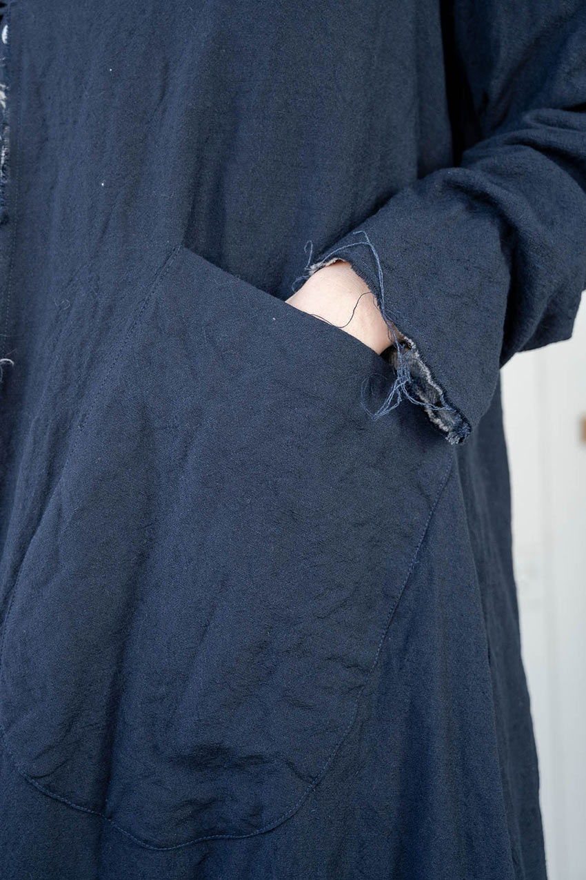 sale back pleat coat reversible