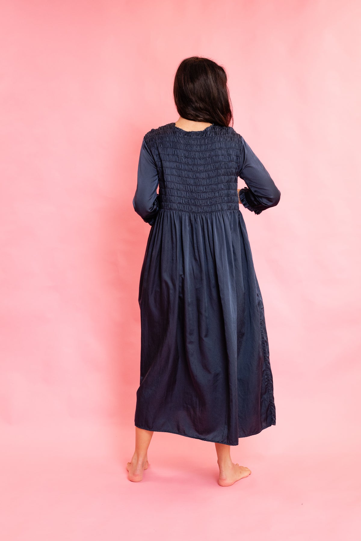 bailey dress silk cotton satin