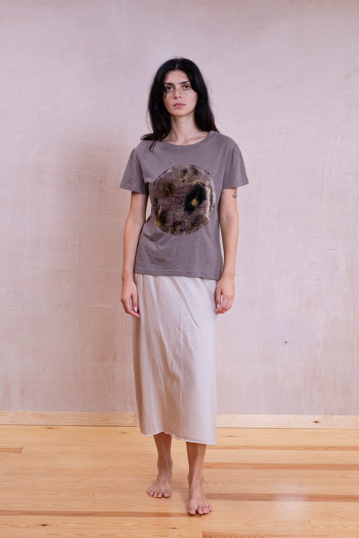 sale bias cut skirt short silk cotton satin