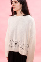 big lacey sweater cashmere