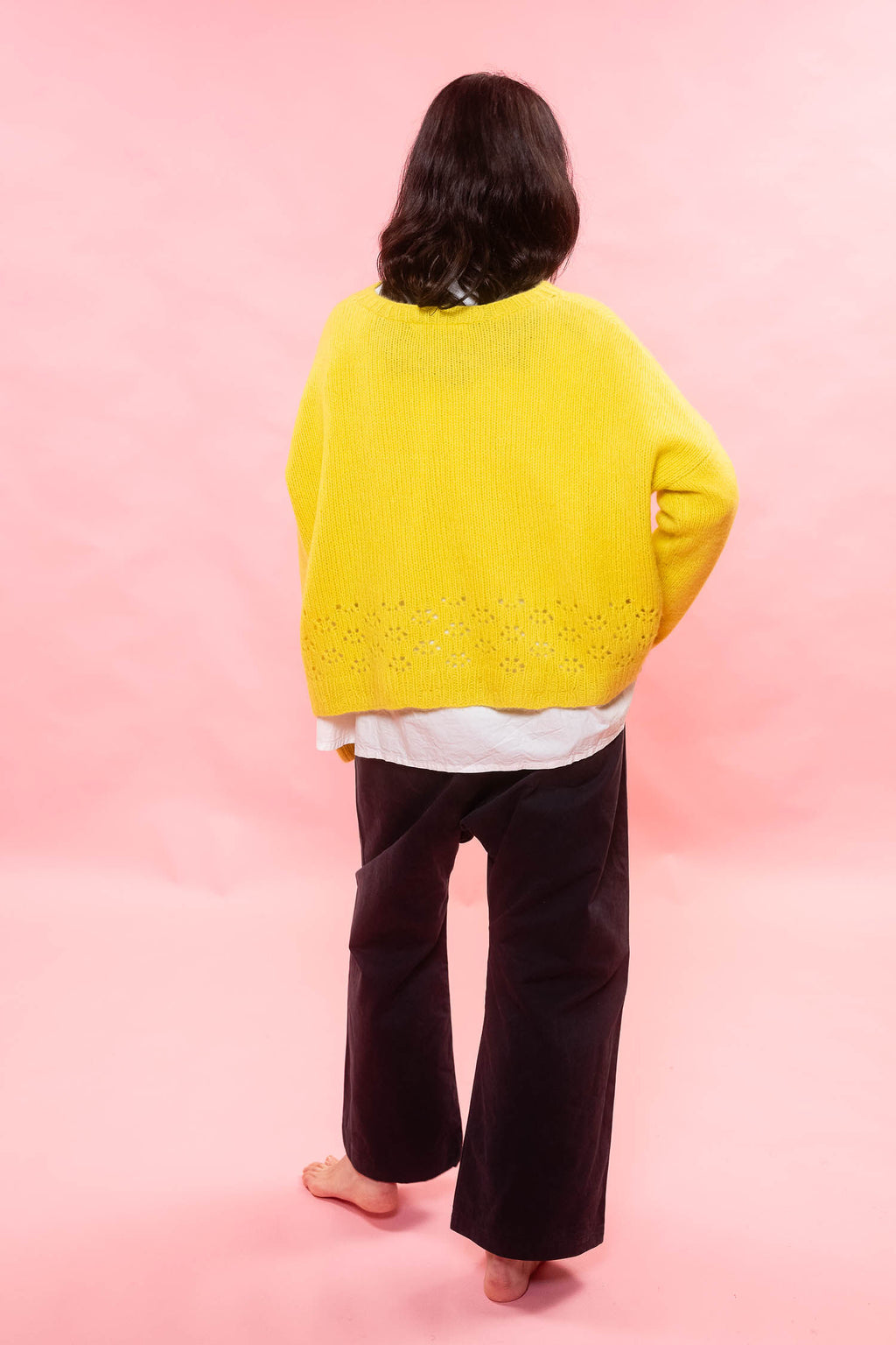 big lacey sweater cashmere
