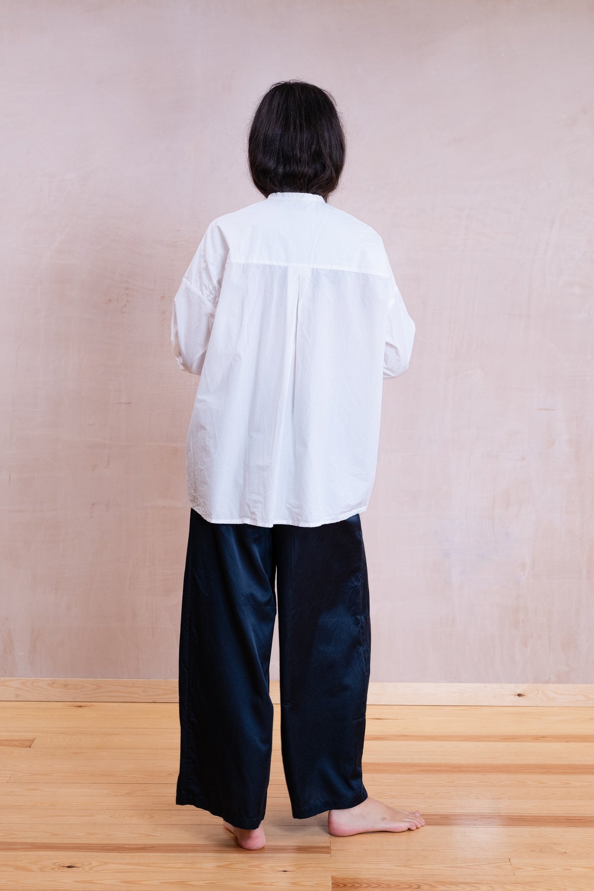 button thru shirt cotton poplin