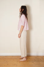 clean new shirt cotton poplin rose print